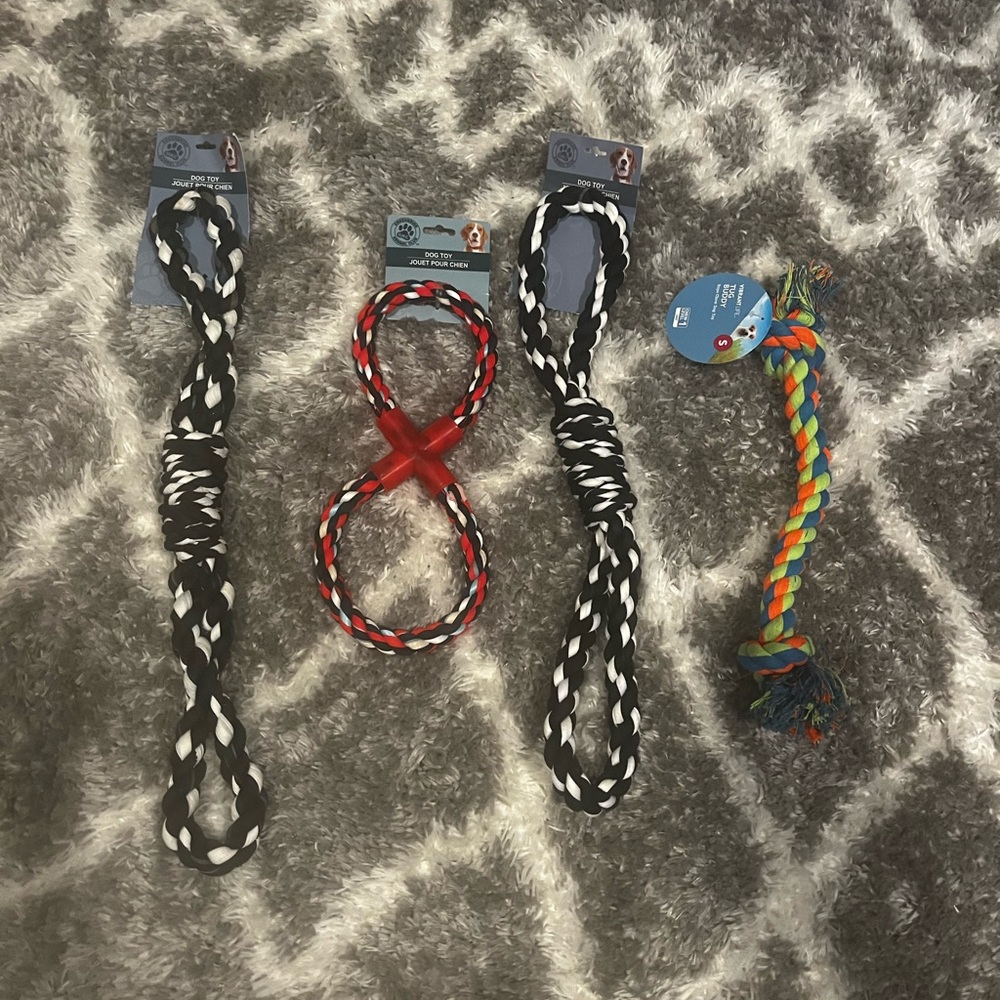 Dog Rope Toys -Set of Four for the price of one